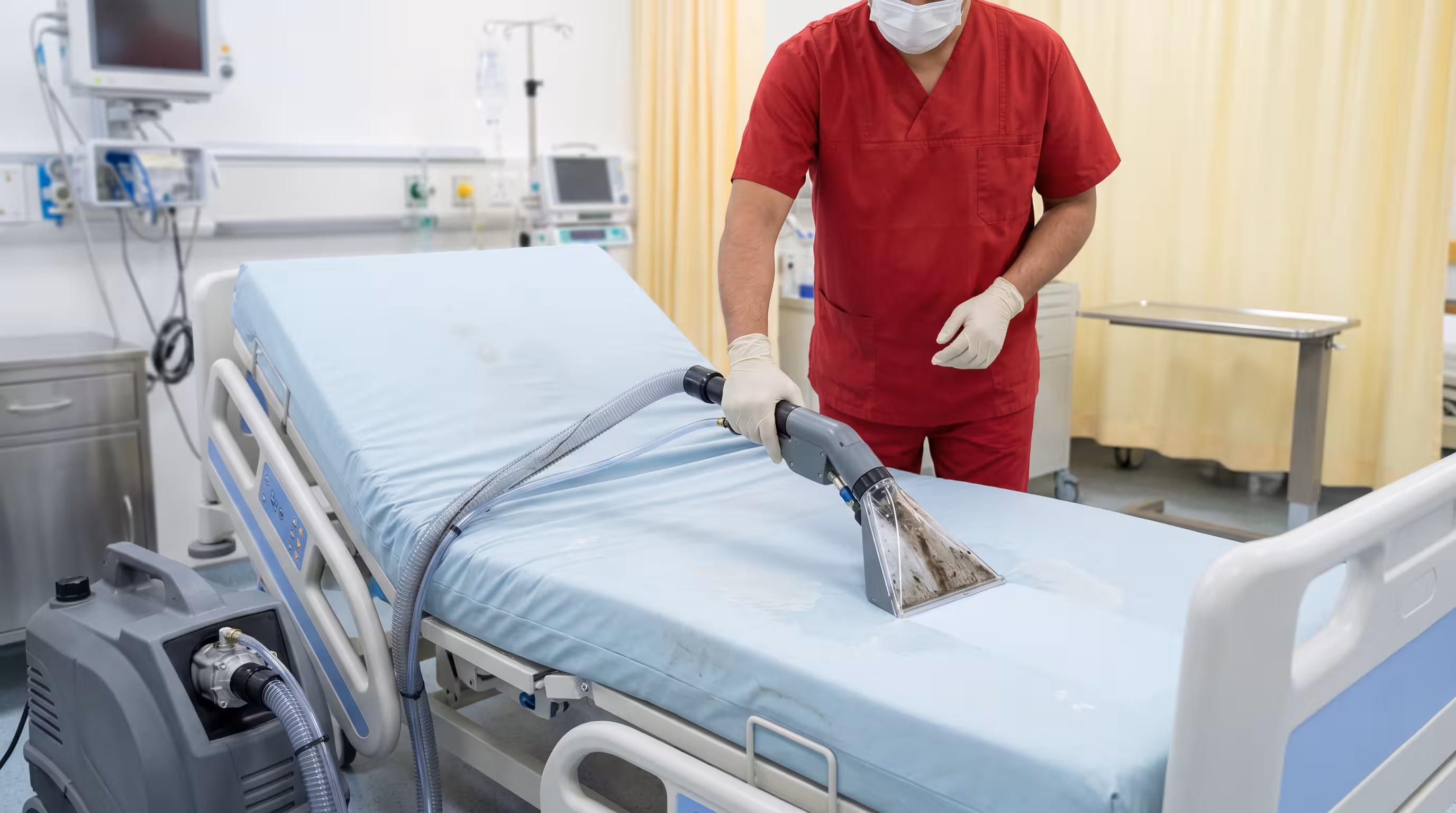 Neutralizing odors trapped inside mattress in Adice