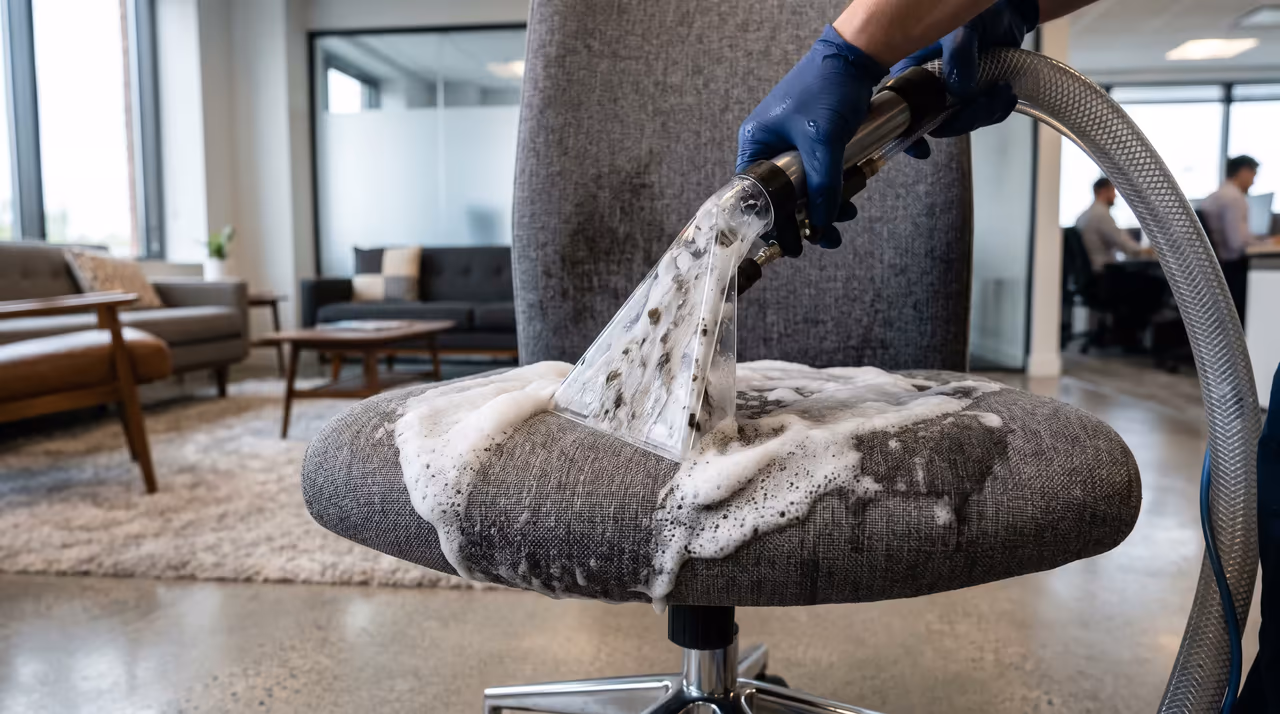 Professional office furniture cleaning in Podbara
