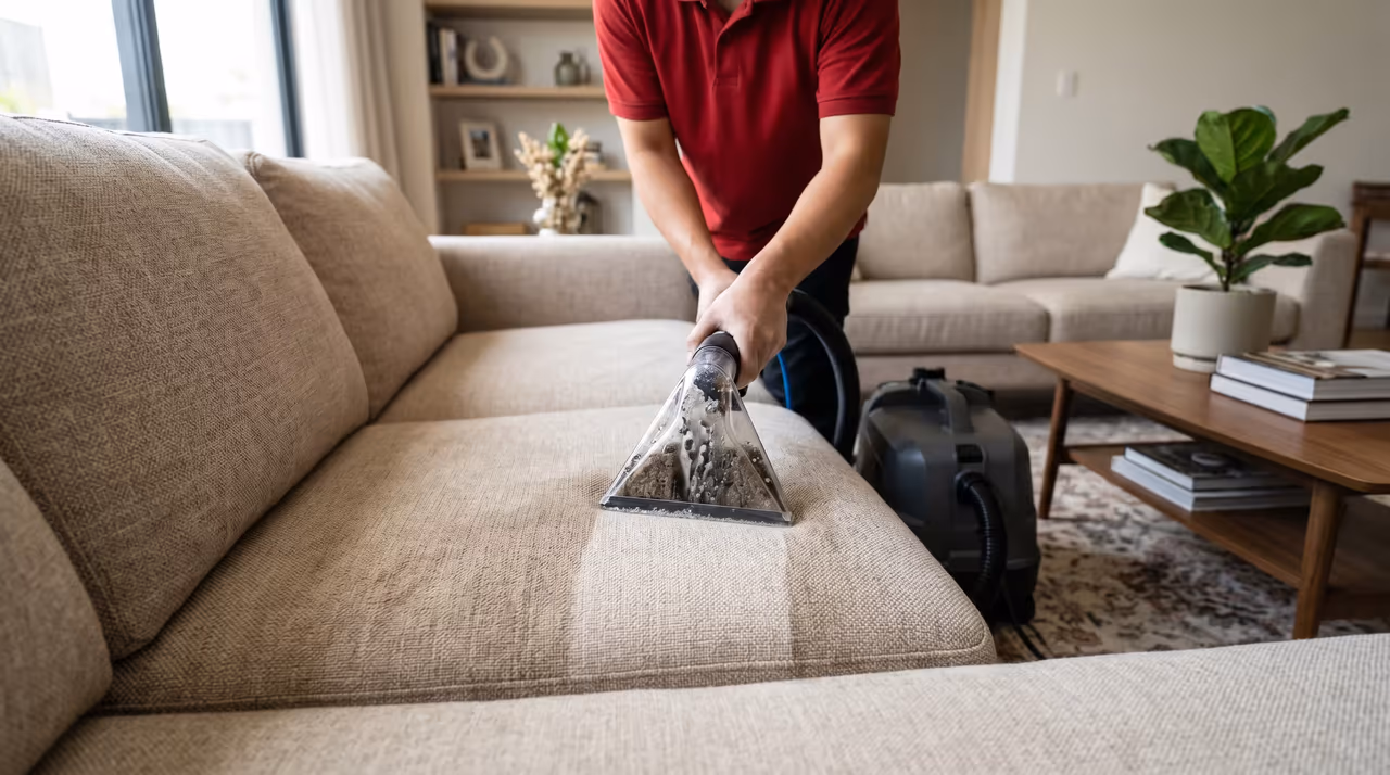 Osvežena sofa spremna za korišćenje u Liman