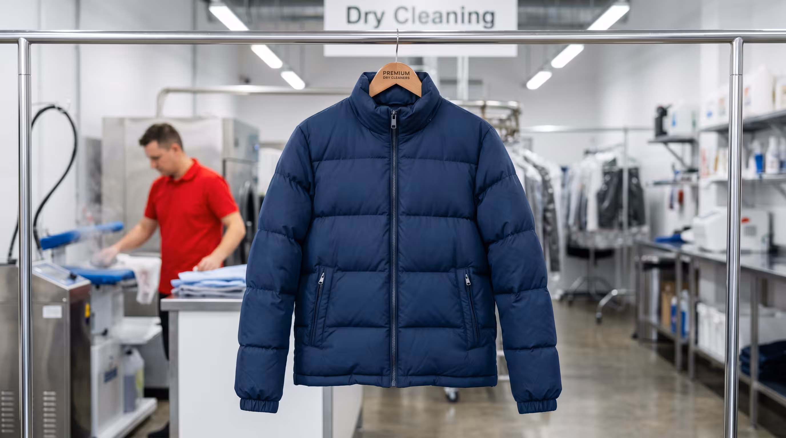 Spot treatment around sleeves and jacket collar