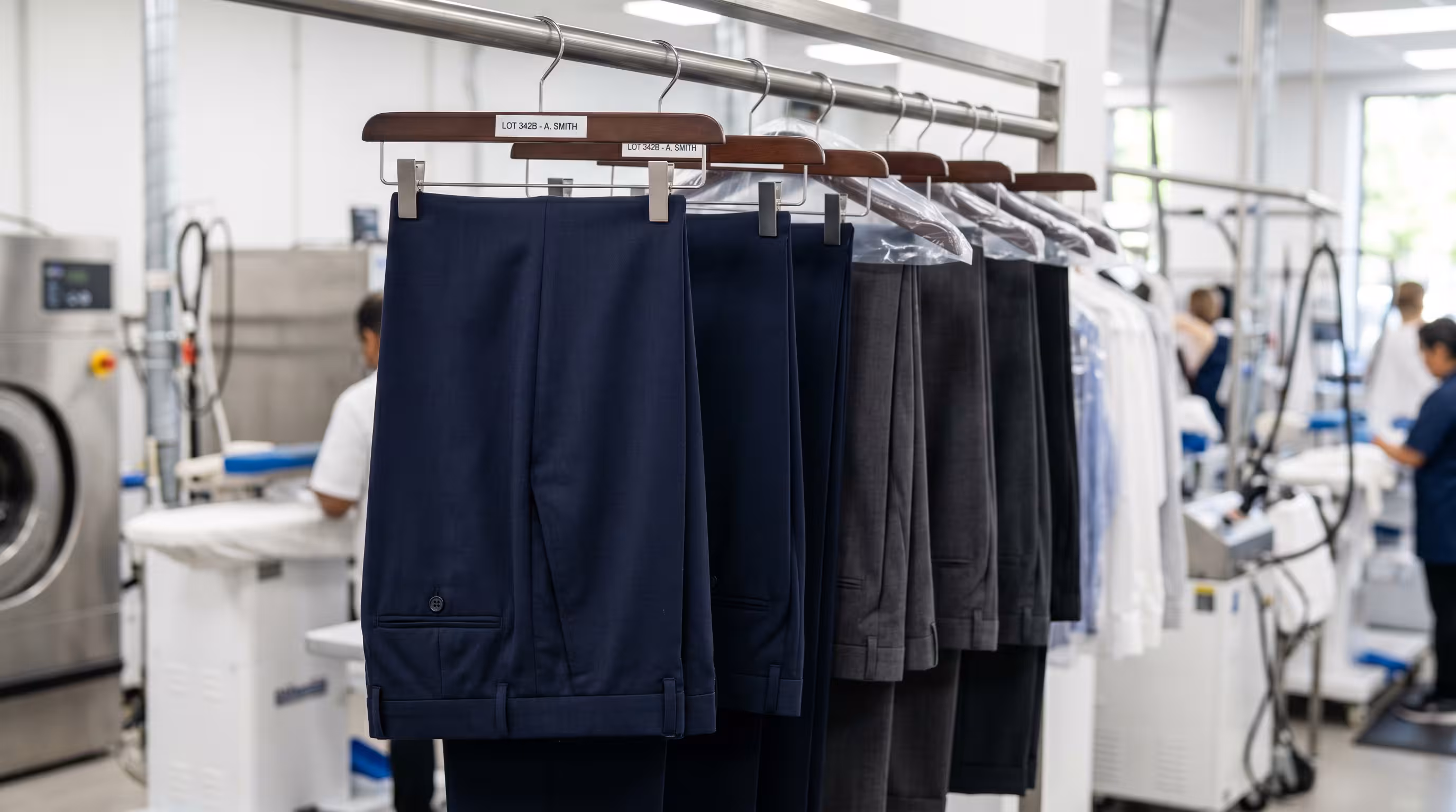 Osvežavanje materijala pantalona bez opterećenja vlakana u Salajka