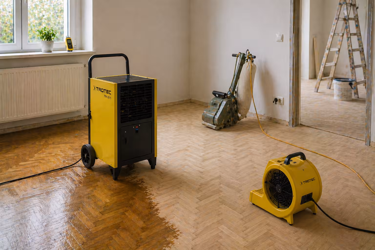 When to rent a professional moisture machine