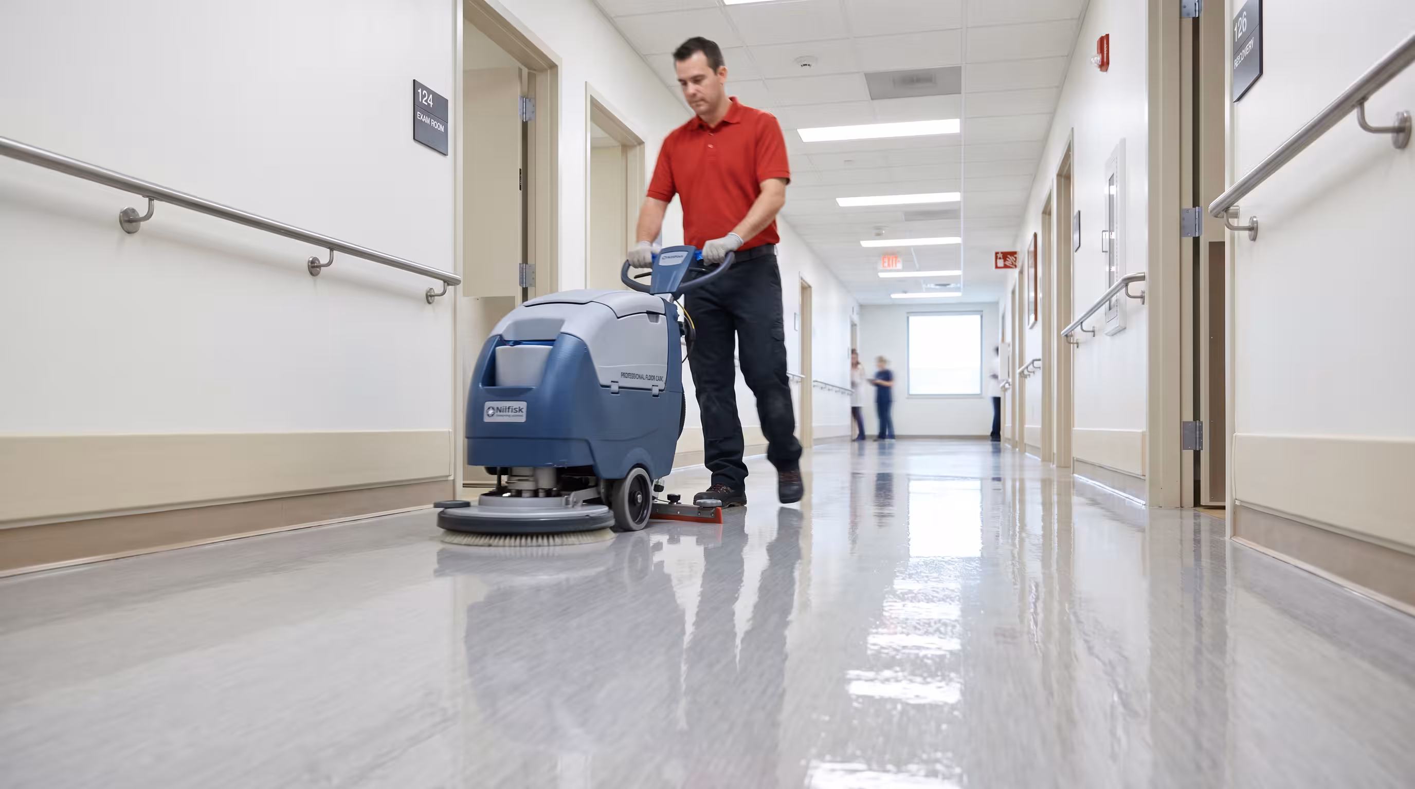 When to schedule floor washing and waxing in Detelinara