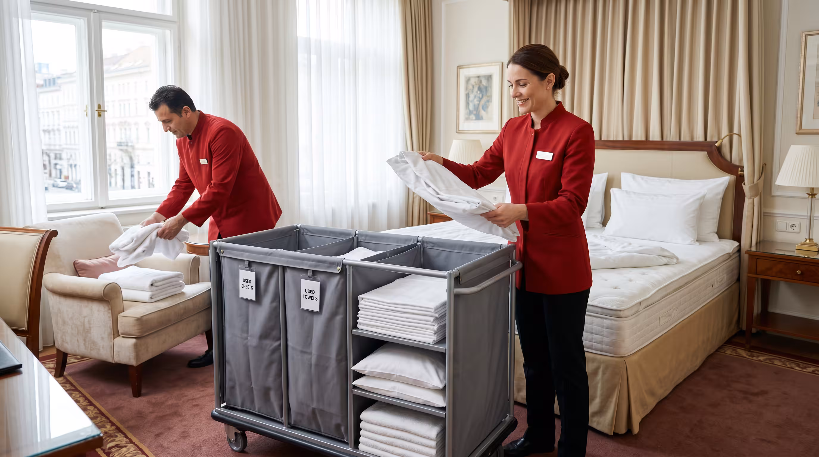 Ciklus pranja hotelske posteljine u Podbara