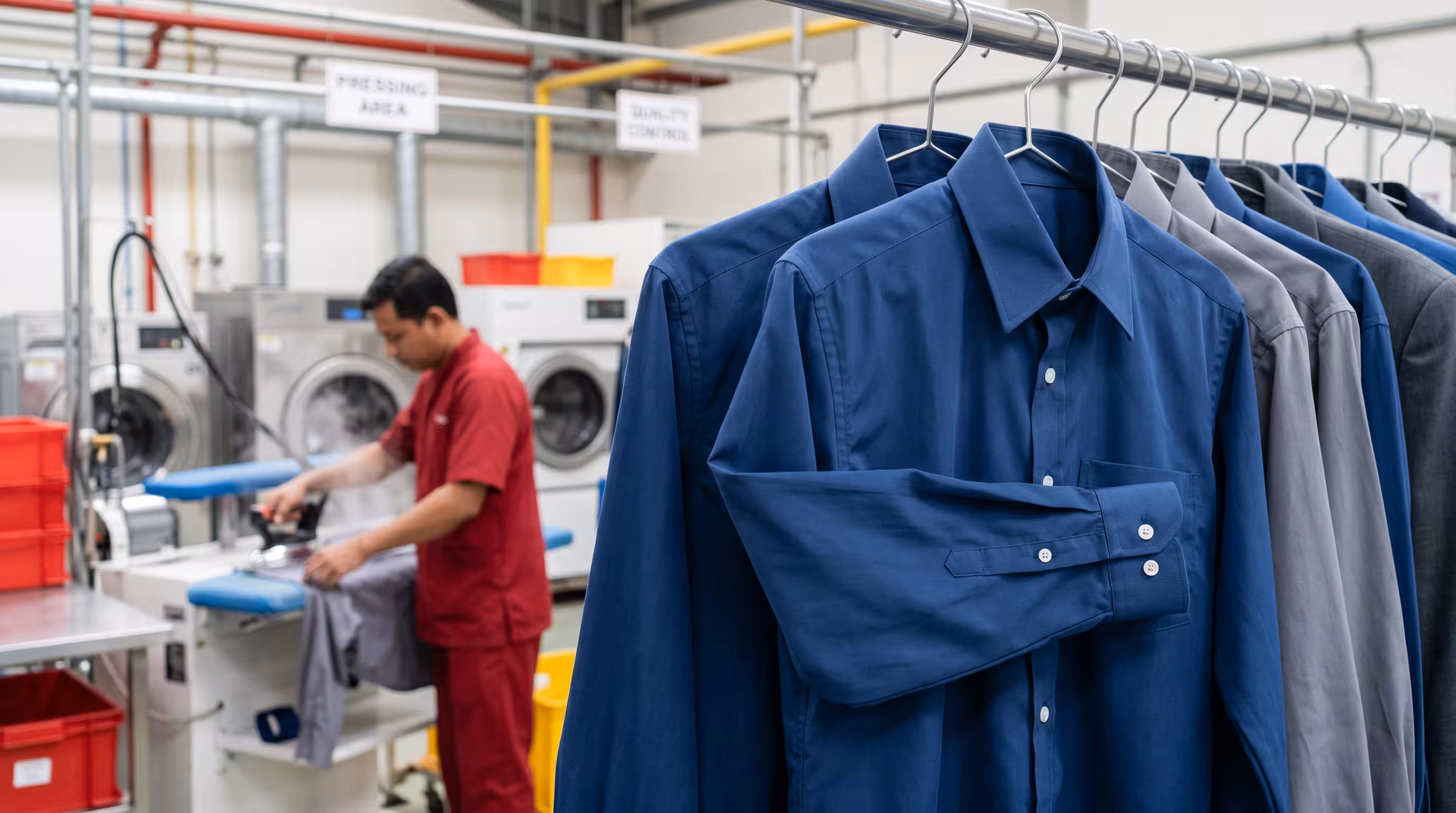Neat work uniform care for everyday operations